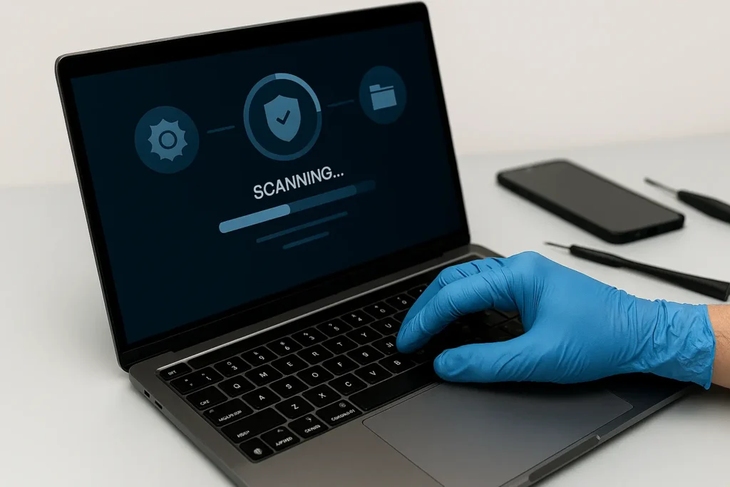 Reparații software laptop – scanare și optimizare | RS SMART IT